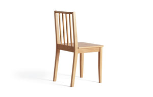 Habitat Nel Pair of Solid Wood Spindle Chair - Natural 19376759