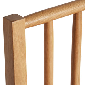 Habitat Nel Pair of Solid Wood Spindle Chair - Natural 19376759