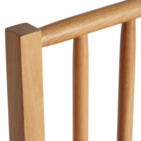 Habitat Nel Pair of Solid Wood Spindle Chair - Natural 19376759