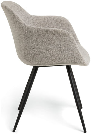 Habitat Noella Fabric Dining Chair - Natural 12025973