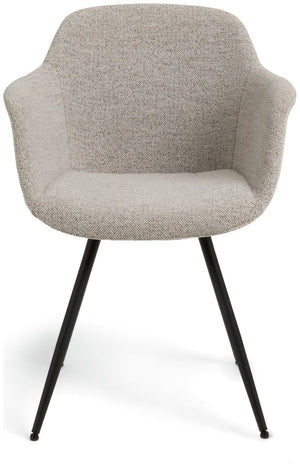 Habitat Noella Fabric Dining Chair - Natural 12025973