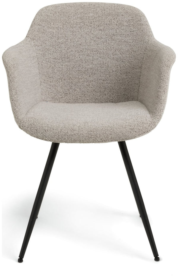 Habitat Noella Fabric Dining Chair - Natural 12025973