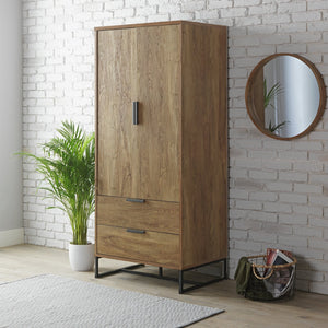 Habitat Nomad 2 Door 2 Drawer Wardrobe - Oak Effect 18491594