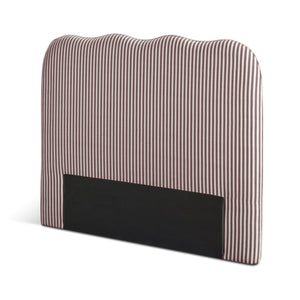 Habitat Onda Linen Kingsize Headboard - Stripe Plum 17742763