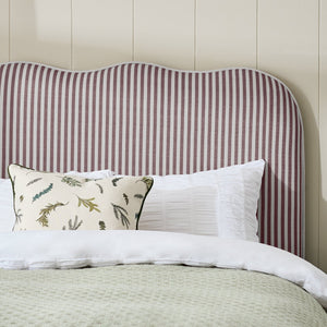 Habitat Onda Linen Kingsize Headboard - Stripe Plum 17742763