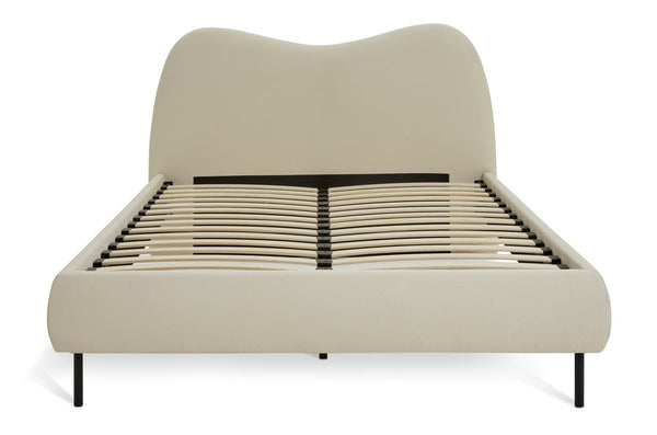 Habitat Orton Double Fabric Bed Frame - Natural 14039417