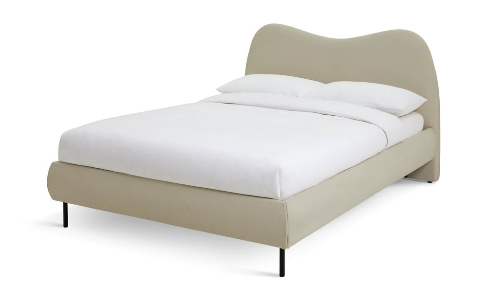 Habitat Orton Kingsize Fabric Bed Frame - Natural 14665458