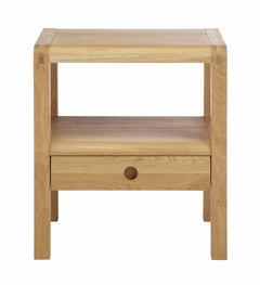 Habitat Radius 1 Drawer Bedside Table - Oak 14662224