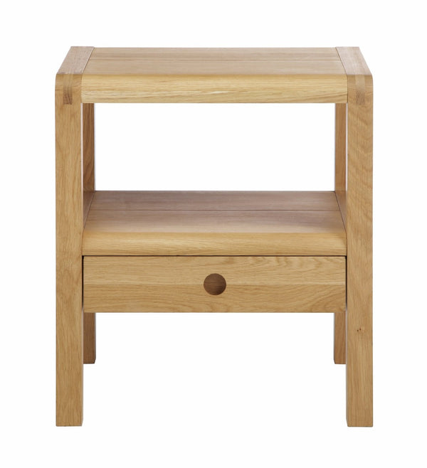 Habitat Radius 1 Drawer Bedside Table - Oak 14662224