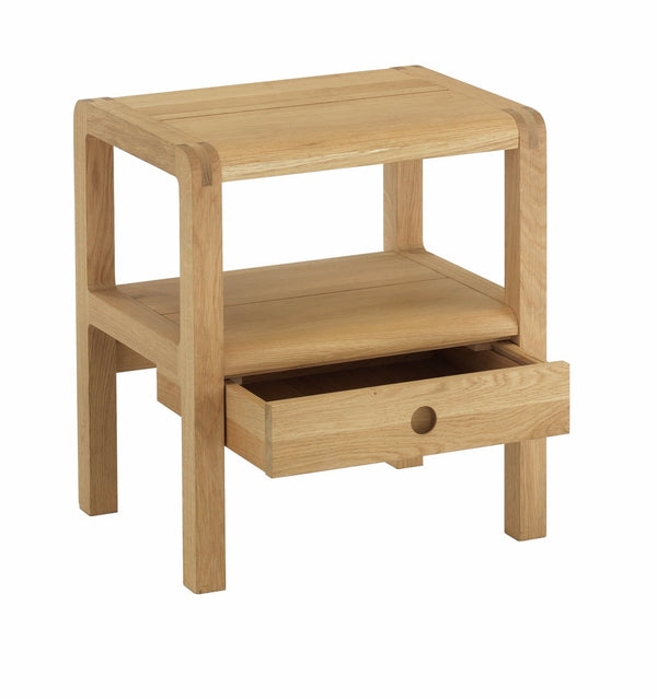 Habitat Radius 1 Drawer Bedside Table - Oak 14662224