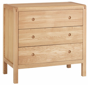Habitat Radius 3 Drawer Chest - Oak 16609285
