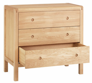 Habitat Radius 3 Drawer Chest - Oak 16609285