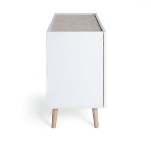 Habitat Skandi 2 Door 3 Drawer Sideboard - White Two Tone 15643455