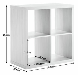 Habitat Squares Plus 4 Cube Storage Unit - White 16318576