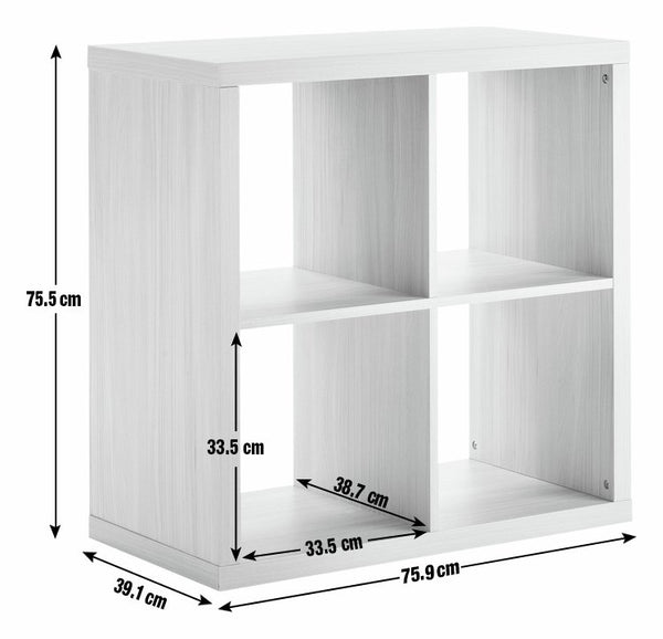 Habitat Squares Plus 4 Cube Storage Unit - White 16318576