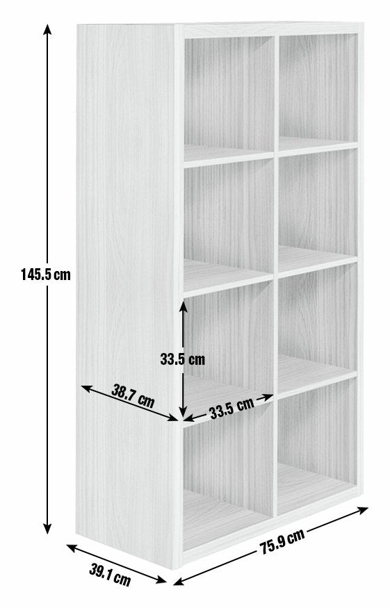 Habitat Squares Plus 8 Cube Storage Unit - White 16174260