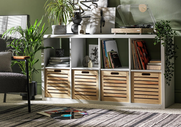 Habitat Squares Plus 8 Cube Storage Unit - White 16174260
