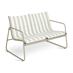 Habitat Stripe 4 Seater Metal Patio Set - Grey 17822669