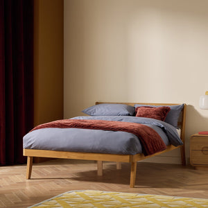 Habitat Tatsuma Double Wooden Bed Frame - Ash 19362880