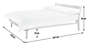 Habitat Tatsuma Double Wooden Bed Frame - Ash 19362880
