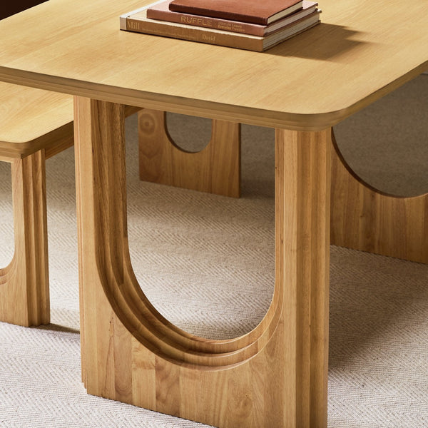 Habitat Trezy Solid Wood 6 Seater Dining Table - Oak 14371515