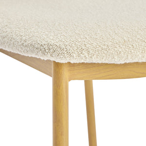 Habitat Zoey Pair of Fabric Chairs - Natural 17550869