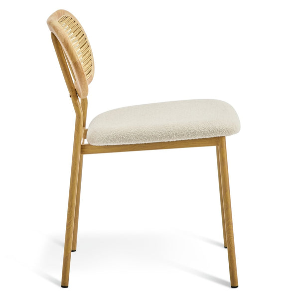 Habitat Zoey Pair of Fabric Chairs - Natural 17550869
