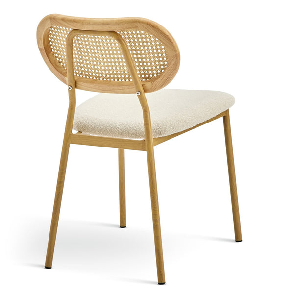 Habitat Zoey Pair of Fabric Chairs - Natural 17550869