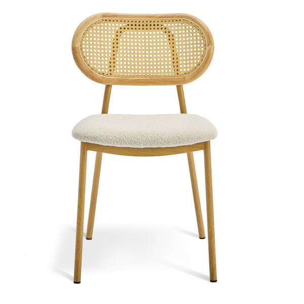 Habitat Zoey Pair of Fabric Chairs - Natural 17550869
