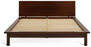 Habitat akio small double bed walnut 17161052