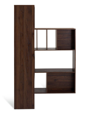 Habitat atwood extendable shelf unit walnut 17753824