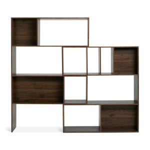 Habitat atwood extendable shelf unit walnut 17753824