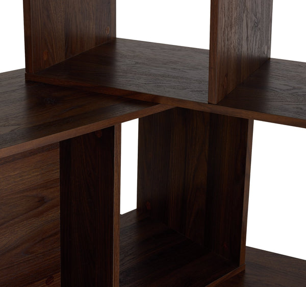 Habitat atwood extendable shelf unit walnut 17753824