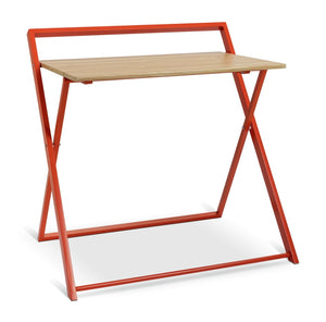Habitat Compact Folding Office Desk - Red 17141838