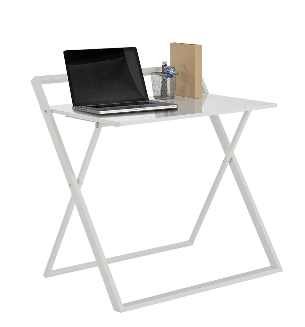 Habitat Compact Folding Office Desk - White 16174758