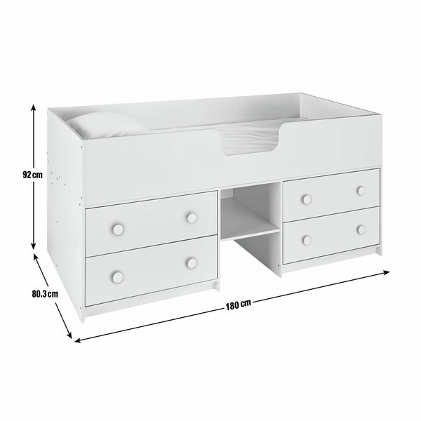 Habitat jackson shorty midsleeper white 17358717