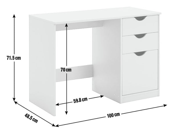 Habitat pagnell desk grey 19553383