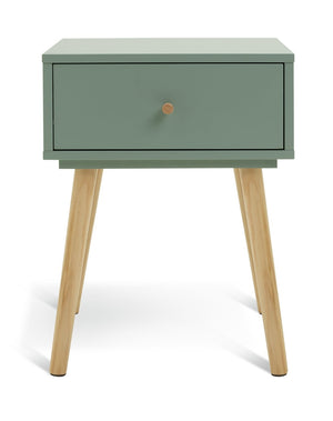 Habitat Otto 1 Drawer Bedside Table - Green 17126107