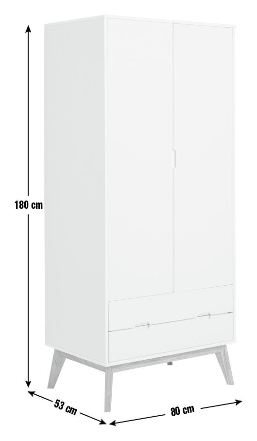 Habitat Pimlico 2 Dr 2 Drw Robe Wht 15791187