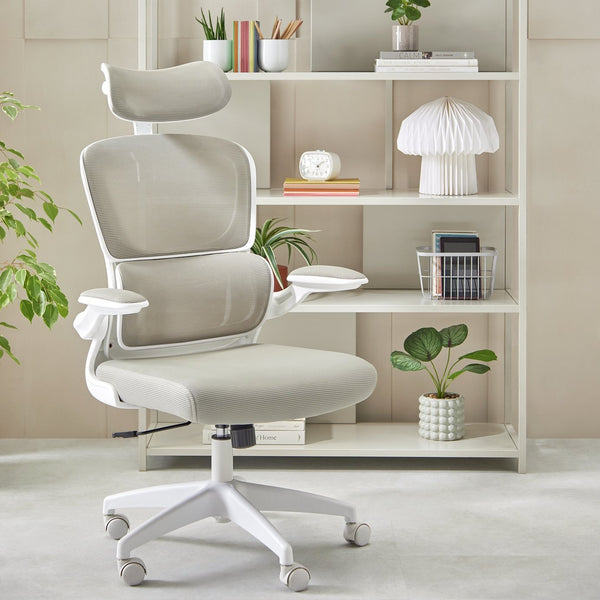 Habitat Oxley Mesh Office Chair - Grey 1525317