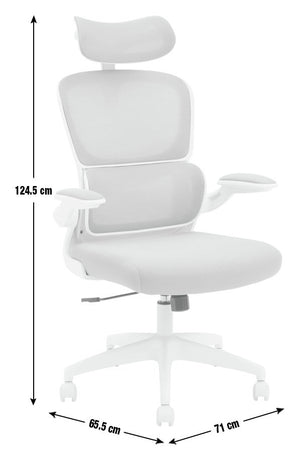 Habitat Oxley Mesh Office Chair - Grey 1525317