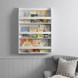 Hanging Bookcase 3 Tier in White