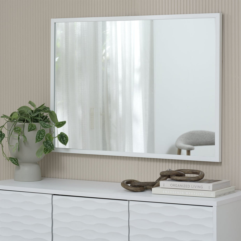 Home Essentials White Wall Mirror - 90x65cm 17080009