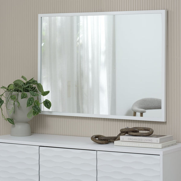 Home Essentials White Wall Mirror - 90x65cm 17080009