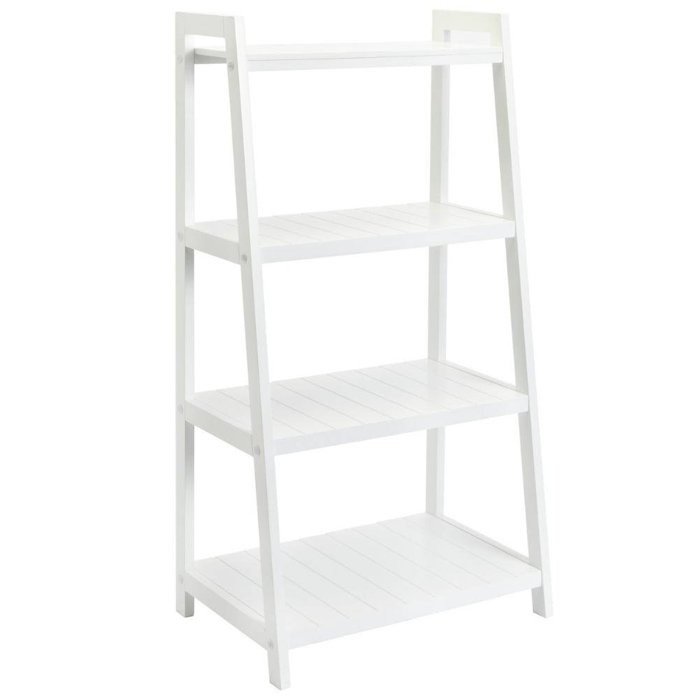 Home Tongue And Groove Ladder - White 13034619