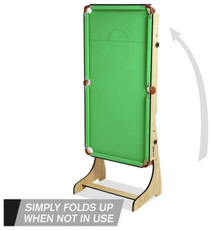 Hy-Pro 6ft Folding Snooker and Pool Table - Oak 17160644