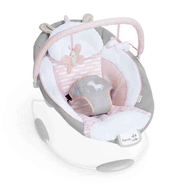 Ingenuity Flora the Unicorn Soothing Baby Bouncer 14498498