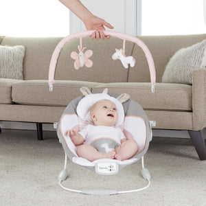 Ingenuity Flora the Unicorn Soothing Baby Bouncer 14498498
