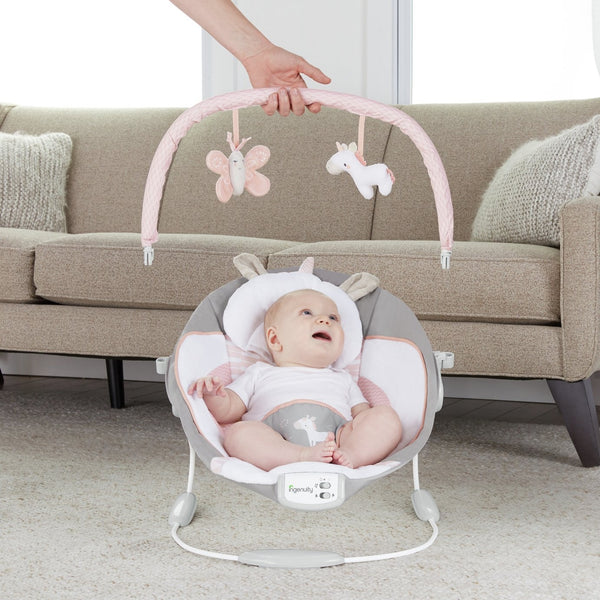 Ingenuity Flora the Unicorn Soothing Baby Bouncer 14498498
