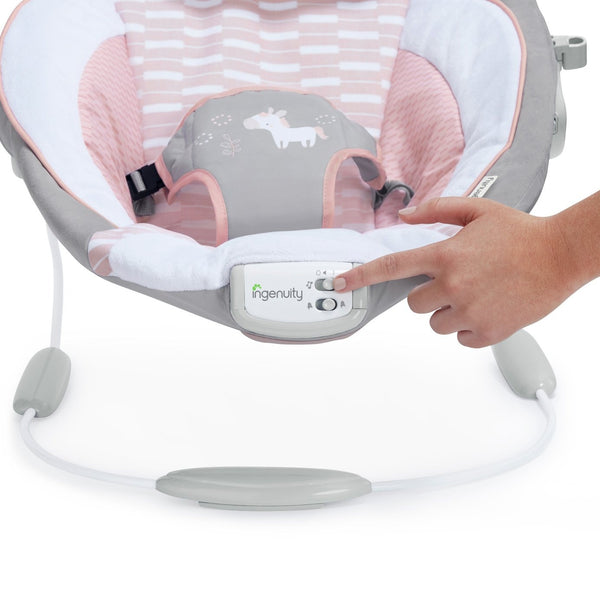 Ingenuity Flora the Unicorn Soothing Baby Bouncer 14498498